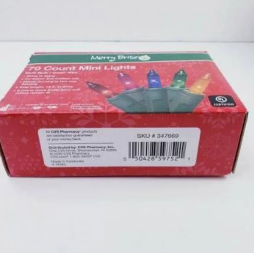 Merry Brite 70 Count Mini Multo Color Lights